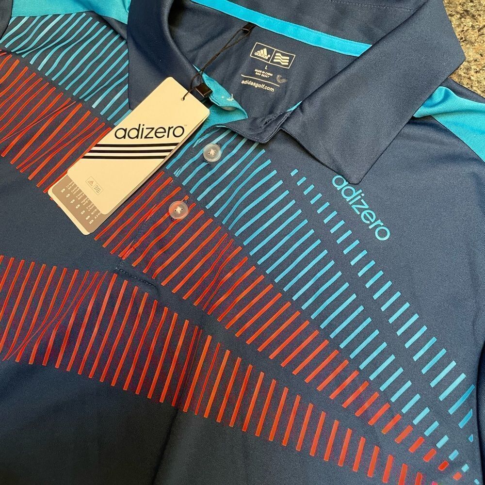 Adizero adidas golf polo. Large - Picture 7 of 9